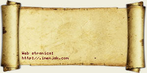 Andjelina Stanojčić vizit kartica